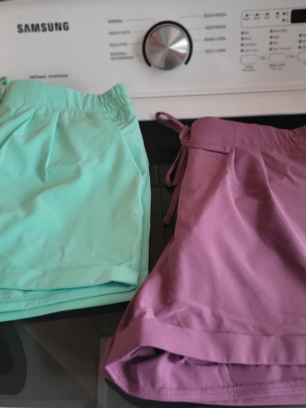 Women's Mint and Mauve Athletic Shorts